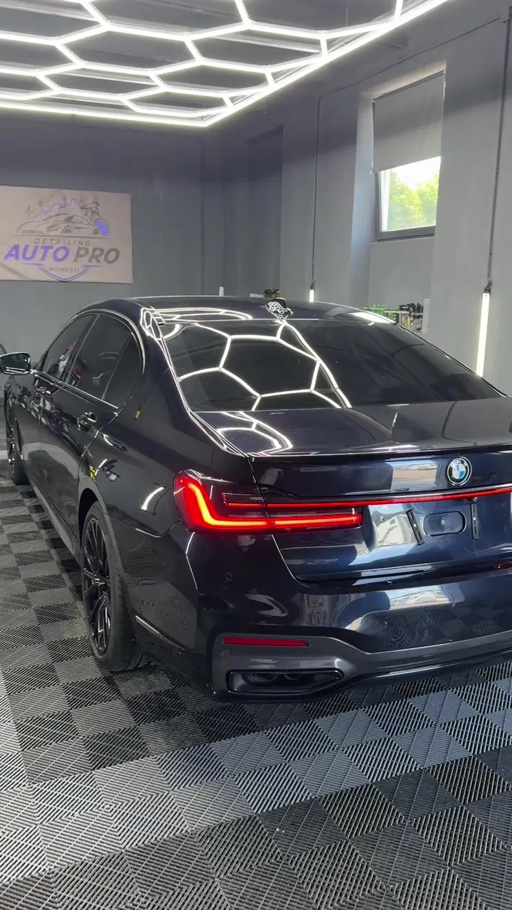 BMW 750Li, full detailing pe TikTok, Detailing AutoPro Moinești
